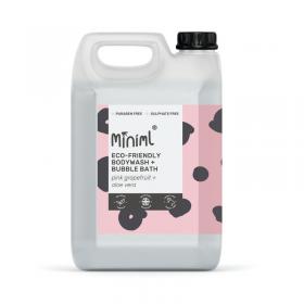 Miniml Bodywash and Bubble Bath Pink GrapefruitAloe Vera 5 Litre MIN123 MIN56206