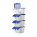 Barton Multifunctional Storage Bins Blue Lids (4 Pack) 052101/4 MJ07674