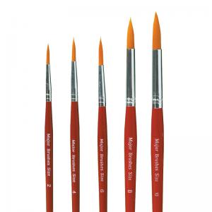 Major Brushes Artists Synthetic Sable Paint Brushes Pack of 50 AR03010