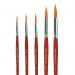 Major Brushes Artists Synthetic Sable Paint Brushes (Pack of 50) AR03010 MJB47499