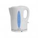 This image features two Igenix kettles and urns in white color. The kettles have a capacity of 1.7 litres and are cordless, with a power of 2200W. They have a modern and sleek jug design.