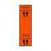 Thank You For Social Distancing 85 x 300cm Orange 19258649
