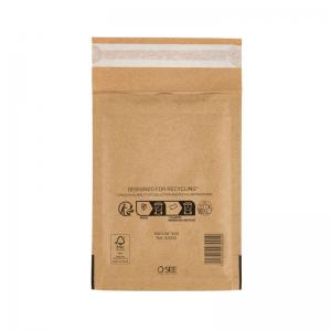 Mail Lite Sealed Air Bubble Lined Postal Bag Gold A000 110x160mm Pack