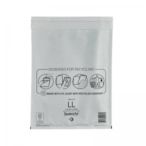 Mail Lite Sealed Air Bubble Post Bag LL 230x330mm White Pack of 50