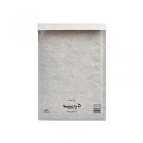 Mail Lite + Bubble Lined Postal Bag Size F3 220x330mm Oyster White (Pack of 50) MLPF3 MQ23843