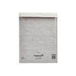 The photo shows a pack of 50 oyster white Mail Lite padded envelopes and bubble lined postal bags, size G4 240x330mm. These envelopes are ideal for protecting your important documents and packages during shipping. The bubble lining provides added cushioning to ensure safe delivery.