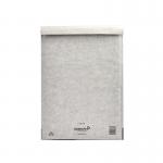 A pack of 50 Mail Lite padded envelopes in size J6 measuring 300x440mm. The envelopes are oyster white and have a bubble-lined interior for added protection during shipping. The packaging is designed for postal use and is lightweight, yet durable. Perfect for sending important documents or fragile items securely.