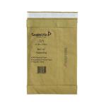 Mail Lite Padded Postal Bag Size D/1 181x273mm Brown (Pack of 100) 100943477 MQ29704