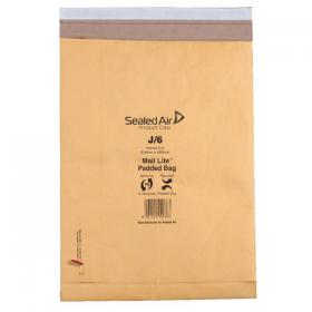Mail Lite Padded Postal Bag Size J/6 314x450mm Gold (Pack of 50) 100943512 MQ29709