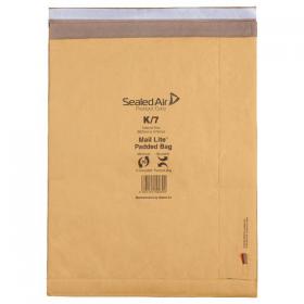 Mail Lite Padded Postal Bag Size K/7 365x476mm Gold (Pack of 50) 100943514 MQ29710