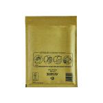 Mail Lite Bubble Lined Postal Bag Size D/1 180x260mm Gold (Pack of 100) MLGD/1 MQ50137
