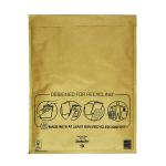 Mail Lite Bubble Lined Postal Bag Size K/7 350x470mm Gold (Pack of 50) MLGK/7 MQ50143
