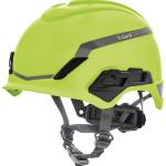 MSA V-Gard H1 Non Vented Helmet Lime Green MSA16051