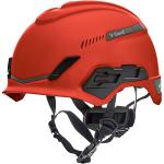 MSA V-Gard H1 Tri-Vented Safety Helmet Red MSA16059