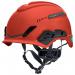 MSA V-Gard H1 Tri-Vented Safety Helmet Red MSA10194784 MSA16059