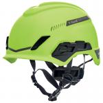 MSA V-Gard H1 Tri-Vented Safety Helmet Lime Green MSA10194788 MSA16060
