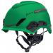 MSA V-Gard H1 Tri-Vented Safety Helmet Green MSA10194786 MSA16063