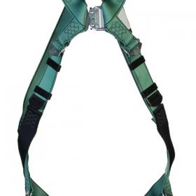 MSA V-Form Full Body Back D-Ring Qwik-Fit Safety Harness Green XS MSA18924