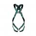 MSA V-Form Full Body Back Chest D-Ring Qwik-Fit Safety Harness Green XS MSA18937