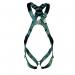 MSA V-Form Full Body Back Chest D-Ring Qwik-Fit Safety Harness Green Standard MSA18938