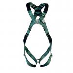 MSA V-Form Full Body Back Chest D-Ring Qwik-Fit Safety Harness Green Standard MSA10205850 MSA18938