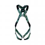 MSA V-Form Full Body Back Chest D-Ring Qwik-Fit Safety Harness Green L MSA18939