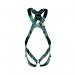 MSA V-Form Full Body Back Chest D-Ring Qwik-Fit Safety Harness Green L MSA10206041 MSA18939