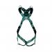 MSA V-Form Full Body Back Chest Shoulder D-Ring Bayonet Safety Harness Green Standard MSA18944