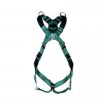 MSA V-Form Full Body Back Chest Shoulder D-Ring Bayonet Safety Harness Green Standard MSA10206046 MSA18944