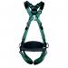 MSA V-Form Full Body Back Chest Hip D-Ring Qwik-Fit Safety Harness with Waistbelt Grn MSA10206049 MSA18947