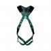 MSA V-Form+ Full Body Back Chest D-Ring Bayonet Safety Harness Green Standard MSA10206052 MSA18950