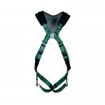 MSA V-Form+ Full Body Back Chest D-Ring Bayonet Safety Harness Green XL MSA18951