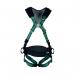 MSA V-Form+ Full Body Back Chest Hip D-Ring Bayonet Safety Harness with Waistbelt Green XS MSA18952