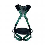 MSA XL V-Form + BackChestHip D-Ring Bayonet Harness WW Belt Green Standard MSA18953