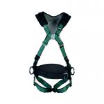 MSA XL V-Form + BackChestHip D-Ring Bayonet Harness WW Belt Green XL MSA18954