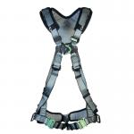 MSA V-Fit Back Chest D-Ring Bayonet Safety Harness Black XS MSA19206