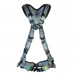 MSA V-Fit Back Chest D-Ring Bayonet Safety Harness Black XS MSA10206533 MSA19206