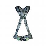 MSA V-Fit Back Chest D-Ring Bayonet Safety Harness Black Standard MSA19207