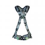 MSA V-Fit Back Chest D-Ring Bayonet Safety Harness Black XL MSA19208