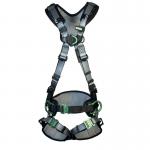 MSA V-Fit Back Chest Hip D-Ring Bayonet Safety Harness with Waistbelt Black XS MSA10206545 MSA19218