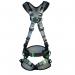 MSA V-Fit Back Chest Hip D-Ring Bayonet Safety Harness with Waistbelt Black XS MSA10206545 MSA19218