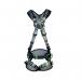MSA V-Fit Back Chest Hip D-Ring Bayonet Safety Harness with Waistbelt Black XL MSA10206547 MSA19220