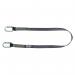 MSA 1.5m Webbing Restraint Lanyard Chrome MSA37545