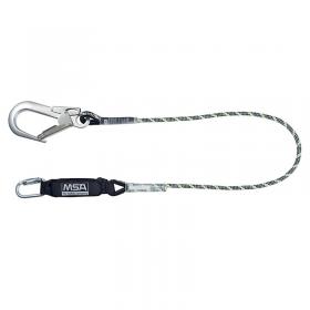 MSA 1.8m Kernmantel Energy Absorbing Lanyard Chrome MSA10185614 MSA37549