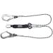 MSA 18M Kernmantel Twin Leg Energy Absorbing Lanyard MSA37550