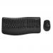 Microsoft Wireless Comfort 5050 Desktop Keyboard and Mouse Set Black PP4-00006