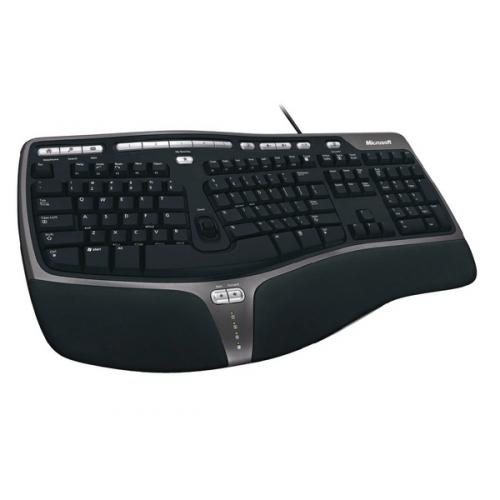 Microsoft Black Natural Ergonomic Keyboard 4000 B2m Msf