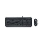 Microsoft Wired Desktop 600 keyboard Mouse included USB QWERTY UK English Black MSF74200