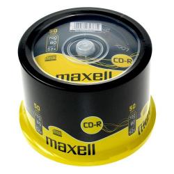 Cheap Stationery Supply of Maxell CD-R 700Mb/80 minutes XL Spindle Pack of 50 52X 628523 40 CN Office Statationery