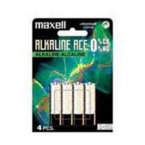 Cheap Stationery Supply of Maxell Alkaline Battery LR03/AAA MN2400 Pack of 4 723773 Office Statationery